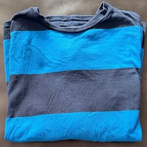 Blue and Navy Striped Tee